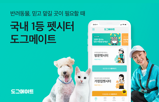 뚝심의 펫시터 서비스 도그메이트, 24억원 시리즈A 투자 유치 - 뉴스 썸네일 이미지