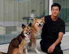 이기우, 반려견 '테디♥차차'와 훈훈한 가족사진 공개..."간만에 삼총사"