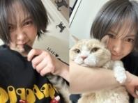 강지영, 반려묘 '고트♥니니'와 전한 반가운 근황..."Life with cats"