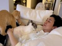 코드 쿤스트, '집사 껌딱지' 반려묘 '시루♥판다'와 찰칵!