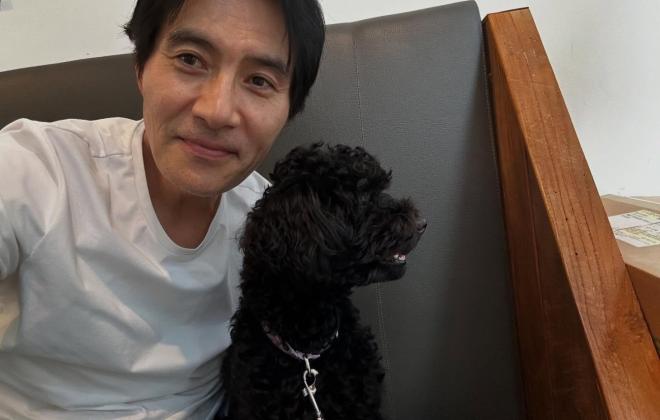 이해영, 반려견 '사랑이'와의 투 샷 공개..."우왕"