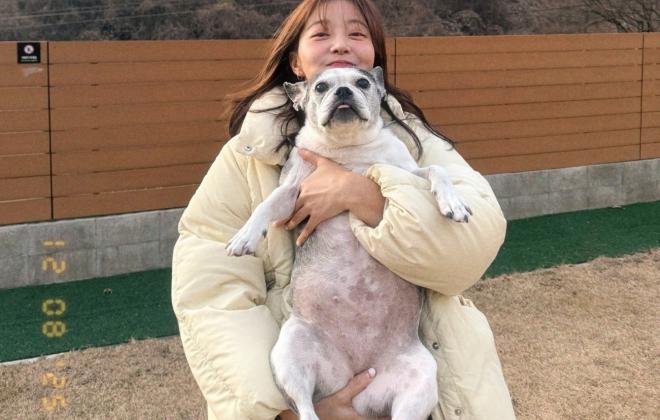 김가은, 반려견 '뭉치♥심바'와 전한 행복한 근황..."우리의 겨울♡"