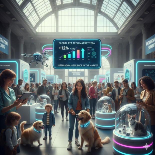 AI 생성 펫테크 산업 이미지