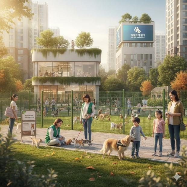 AI  생성 동물복지 사회 이미지