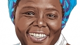 마타이, 아프리카 여성 최초로  노벨평화상 수상